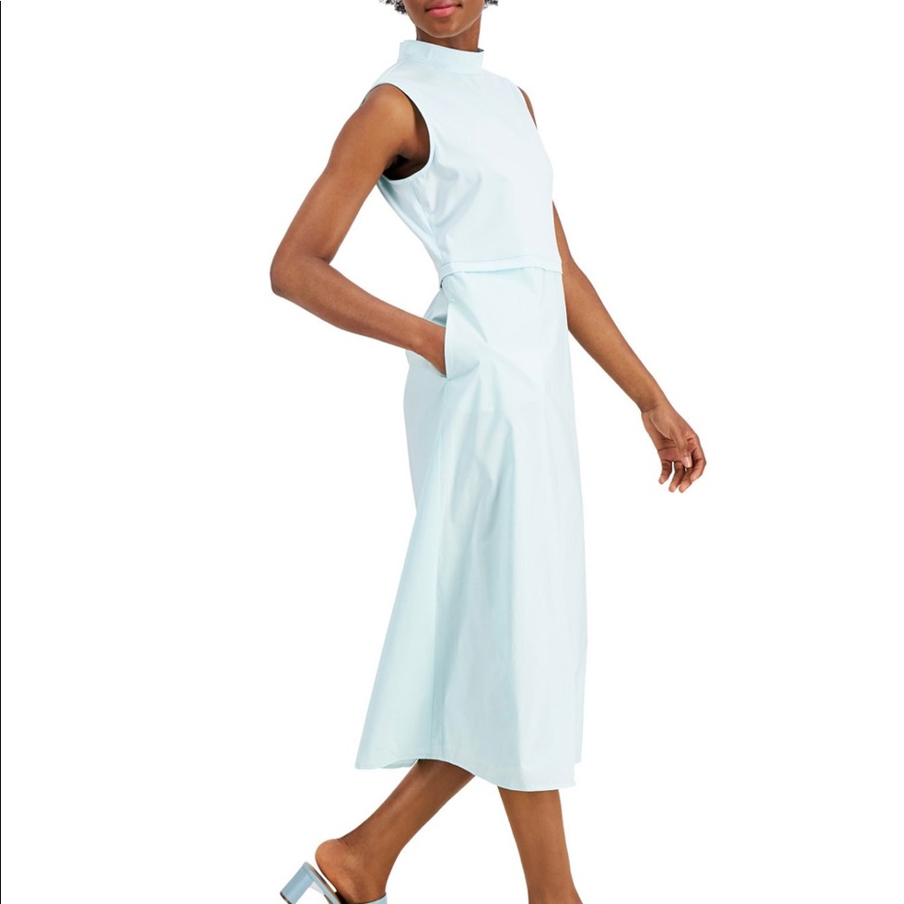 🌺NWT Alfani Ice Blue Dress W/Pockets!🌺